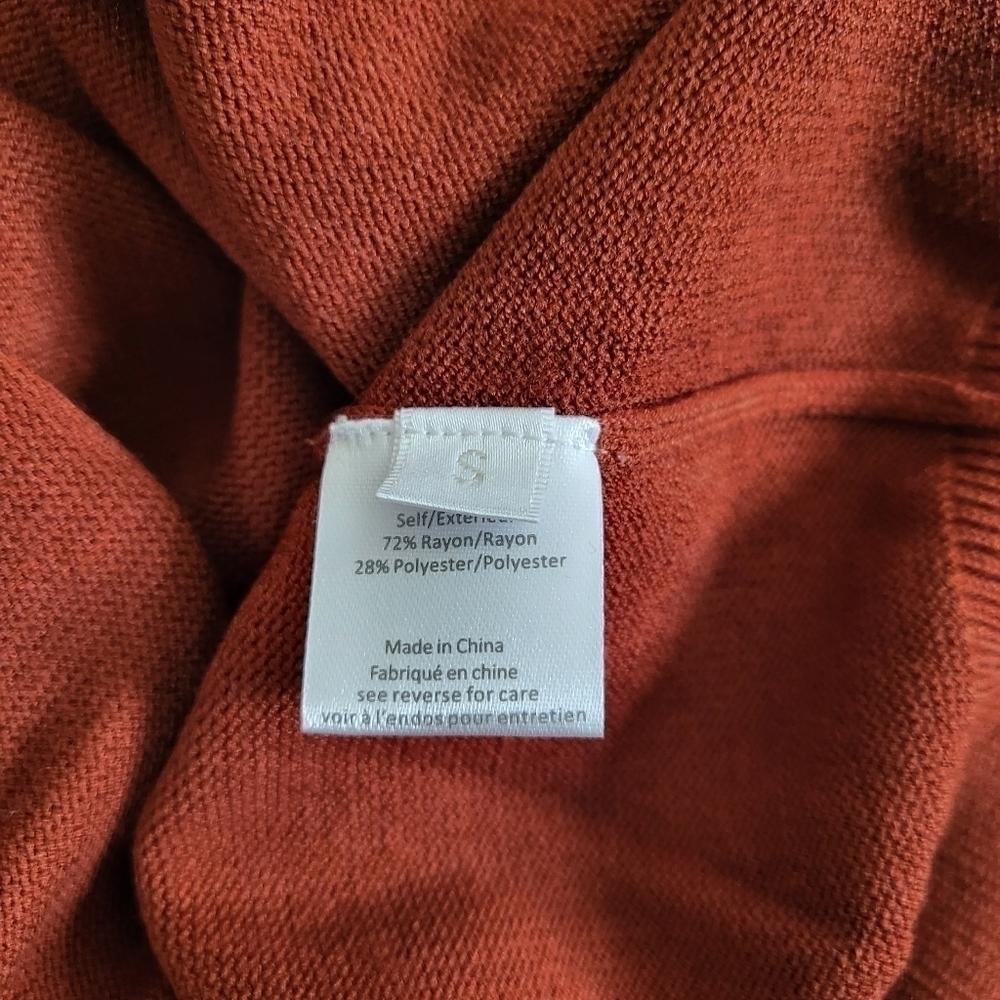 Caroline Constas Ivy Mock Neckline Long Sleeve Sienna Pullover Sweater NWT Small - Picture 10 of 11